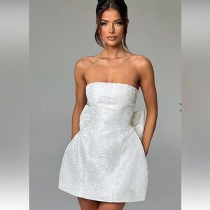 ELENORA MINI DRESS - IVORY